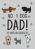 No.1 Dog Dad created by Luella York