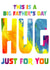Big Colourful Hug Father's Day Card created by size3art