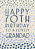 Happy 70th Birthday Grandad created by Juniper and Rose Studio