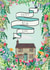 Traditional New Home Card - House - Flowers - Happy New Home created by Happy Beespoke Designs