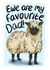 Funny sheep Father's Day card created by Alexia Claire