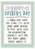 Aggravating Dad sarcastic father's day card created by Go La La!