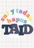 Taid Father's Day Card created by Draenog Design