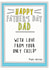 Only Child that matters Father's day card created by Go La La!
