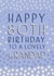 Happy 80th Birthday Grandad created by Juniper and Rose Studio