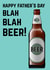 Happy Father's Day Beer card created by Doodle Dot Design Co