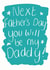 Father's day card from the baby bump created by Alexia Claire
