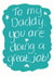 Cute New Daddy Father's Day Card created by Alexia Claire