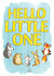 Hello little one new baby card created by Alexia Claire