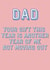 Dad I'm Not Moving Out Card created by Red Koala