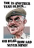 Humorous Windsor Davies Birthday Card created by Richard Farrell