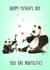 To a Pantastic Dad!  created by Poppy & Mabel 