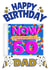 NOW That's What I Call 50-  Dad’s 50th Birthday Card created by ShortRound888