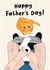 Funny Toilet Fathers Day Card - Dad - Cat - Happy Father's Day! created by Sweary Cats by Leaf Lane Studio