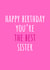 Sister cute birthday card pink created by Amy (Hedgecards)