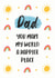 Cute Happy Place, Father's Day Card 1000 created by Nicole Julia