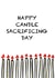 Funny candle sacrifice birthday card created by Moose Master