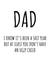 Shit year positivity father's day card created by Cowpat Designs