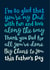 Big cheers to Dad this Father's Day card created by The Typecast Gallery