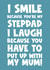 Funny card for your stepdad wishing him a happy birthday or father’s day created by Naomi Park
