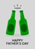 Cute Beer Bottle Fathers Day Card created by ItsJessica