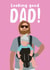 Funny Hangover Father's Day card created by Kwirk Cards