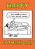 Working From Home With Dogs Fathers Day Card created by Off The Leash Cartoons by Rupert Fawcett