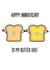 Butter half anniversary card created by Jemma Louise UK