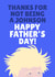 Thanks For Not Being A Johnson Happy Father's Day! Boris created by PopDogShop