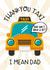 Taxi Dad Card  created by Lucy Rose Party