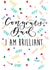 Funny I am brilliant Father’s Day card created by The Amyverse