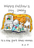 Blanket Fort Fathers Day card  created by Rosie Johnson Illustrates