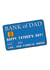 Bank of Dad Happy Father's Day card created by O WHAT A FEELING