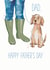 Springer Spaniel Father's Day Card created by Clare Joys