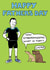 Running Father's Day Card from Off The Leash  created by Off The Leash Cartoons by Rupert Fawcett