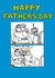 Father's Day Card for Dog Dad Couple from Off The Leash created by Off The Leash Cartoons by Rupert Fawcett