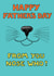 Cat's Nose Father's Day Card from On The Prowl created by On The Prowl Cat Cartoons