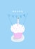 Birthday Bunting Cupcake created by Eliza Grace Studio