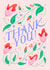 Pretty Floral Thank you created by Inku Goods