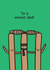 Funny Fathers Day Card / Birthday Card - Dad - Cricket - To A Wicket Dad created by The Playful Indian