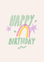 Happy Birthday Cute Rainbow Card created by studionough