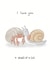 Crab & snail - I love you a shell of a lot created by Kate Lanxon