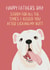 Funny Father's Day Card from the Dog created by Arikaa Designs