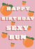 Sexy Bum Birthday Card created by Robs Doodles