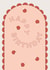 Coral pop Happy Birthday card created by Dapple pop studio