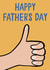 Thumbs Up Father's Day Card created by Jessica Harvey