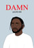 Kendrick Lamar Birthday Card 1001 created by Bethany Draws Things