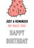 Happy birthday balls card created by Adam Regester