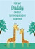 Giraffe 1st Father's Day Card created by Simply Nix