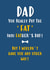 You Put The 'Fat' Into Father's Day Card created by John Fox